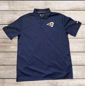Nike NFL Los Angeles Rams Onfield Apparel Dri-FIT Polo Shirt